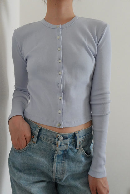 RIB CARDIGAN