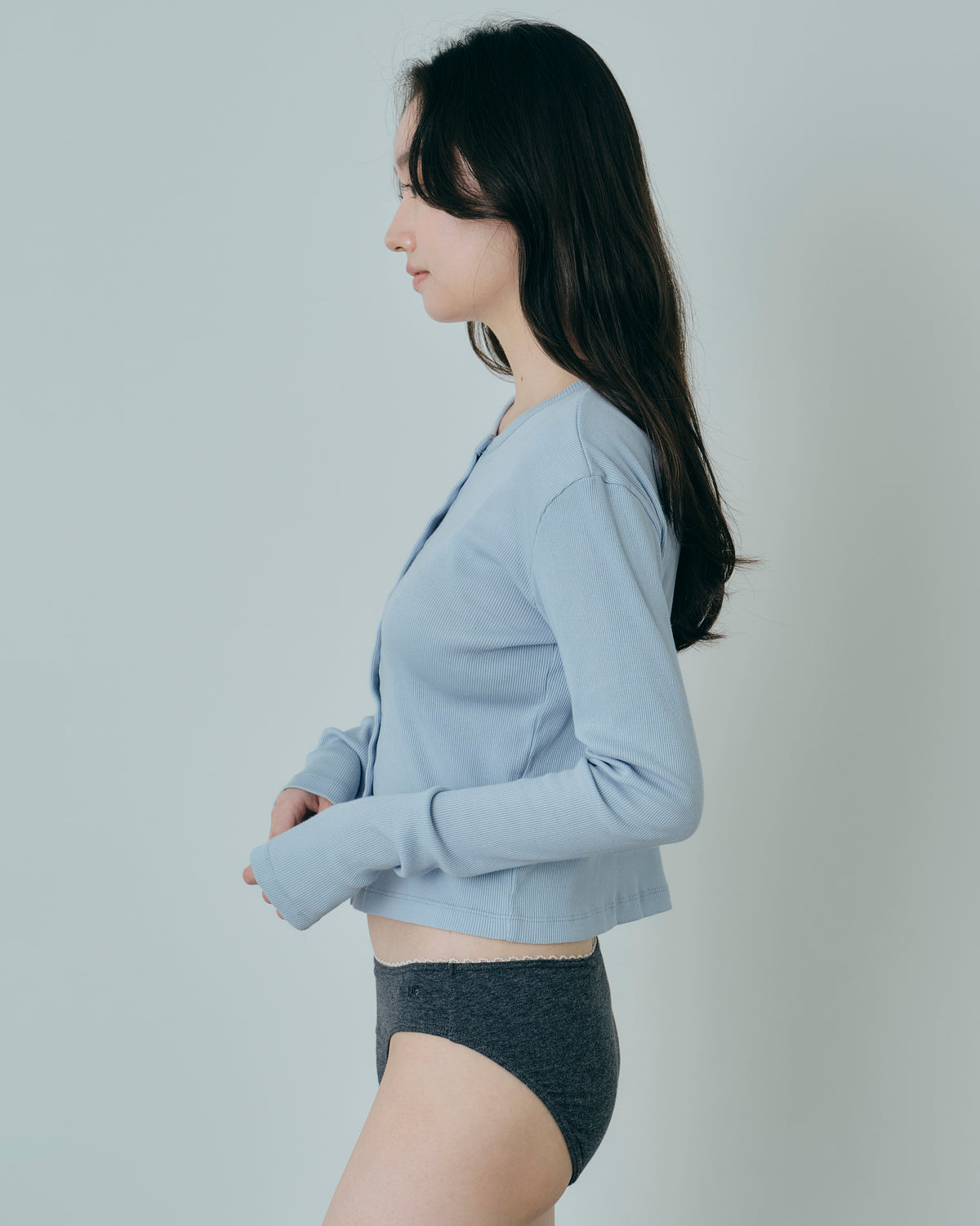 RIB CARDIGAN