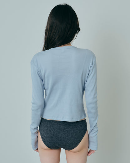 RIB CARDIGAN