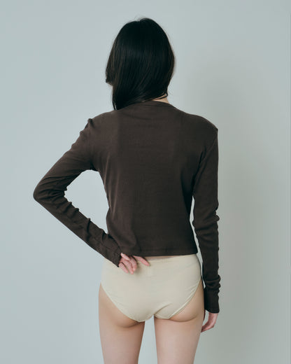 RIB CARDIGAN