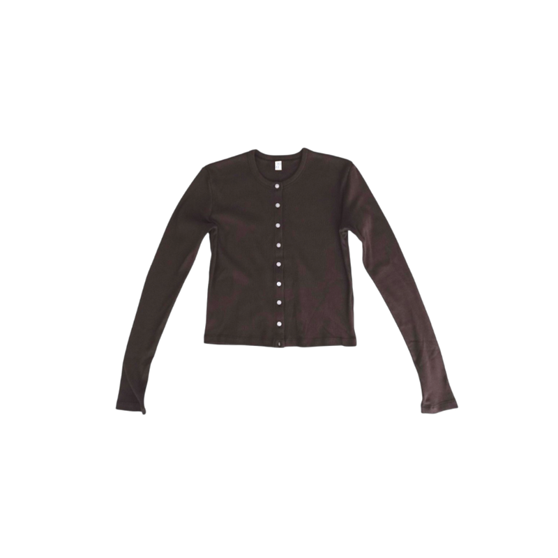 RIB CARDIGAN