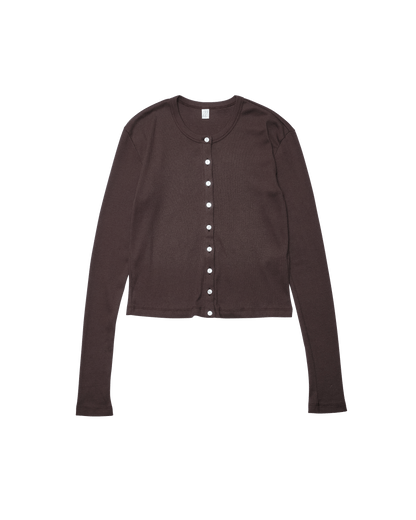 RIB CARDIGAN