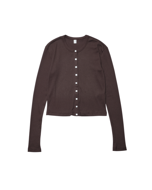 RIB CARDIGAN