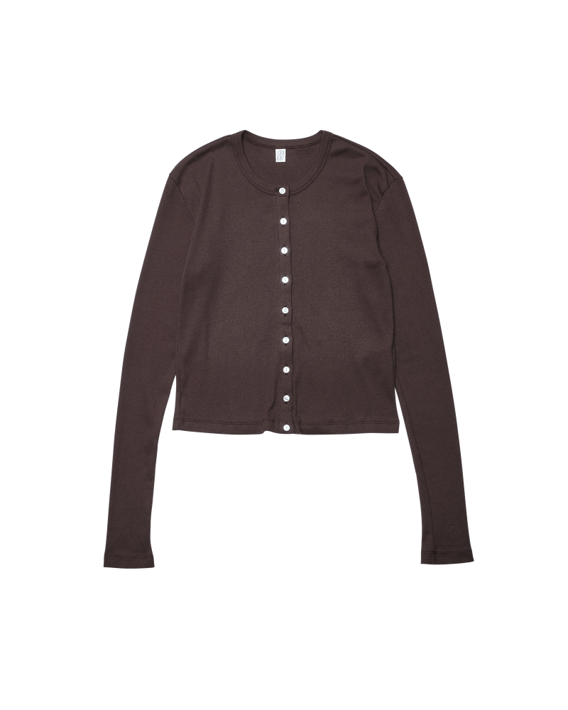 RIB CARDIGAN