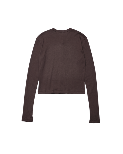 RIB CARDIGAN